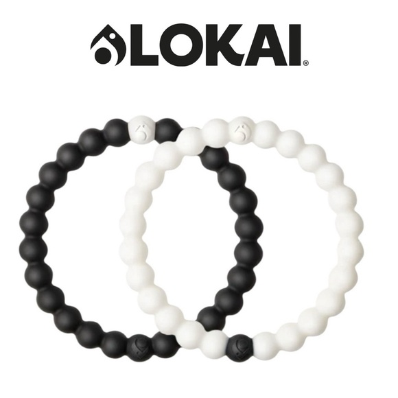 LOKAI Unisex Black and White Bracelet Set NWT - Picture 11 of 15